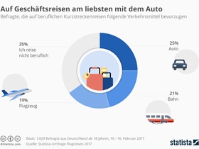 Infografik Geschäftsreisen
