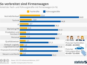 Infografik Firmenwagen