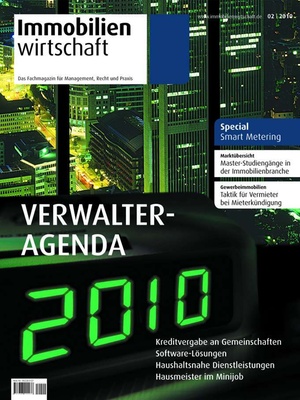 Immobilienwirtschaft Ausgabe 2/2010 | Immobilienwirtschaft: Magazin für Management, Recht, Praxis