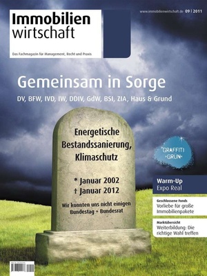 Immobilienwirtschaft Ausgabe 9/2011 | Immobilienwirtschaft: Magazin für Management, Recht, Praxis