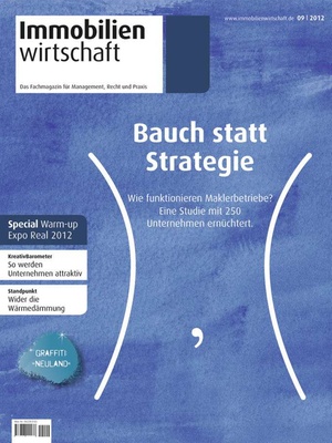 Immobilienwirtschaft Ausgabe 9/2012 | Immobilienwirtschaft: Magazin für Management, Recht, Praxis