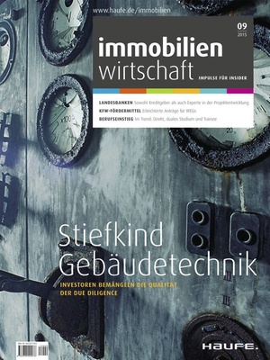 Immobilienwirtschaft Ausgabe 09/2015 | Immobilienwirtschaft: Magazin für Management, Recht, Praxis