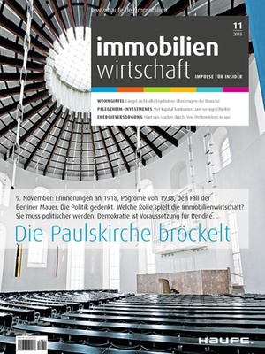 Immobilienwirtschaft 11/2018 | Immobilienwirtschaft: Magazin für Management, Recht, Praxis