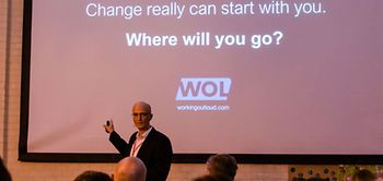 John Stepper auf dem Working Out Loud Camp 2018