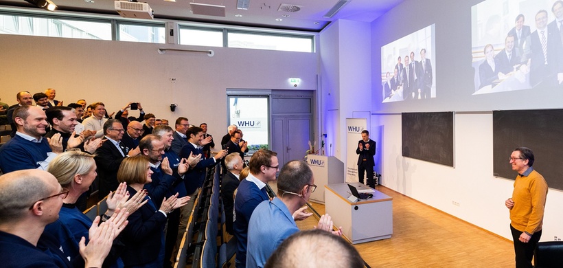 Jürgen Weber WHU Standing Ovations