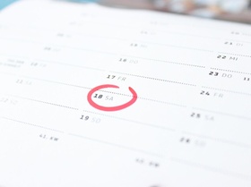 Kalender Datum Deadline Termin