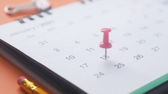 Kalender Frist Pin