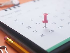 Kalender Frist Pin