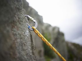 Karabiner Karabinerhaken Fels Seil Sicherheit