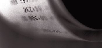 Kassenzettel schwarz weiß