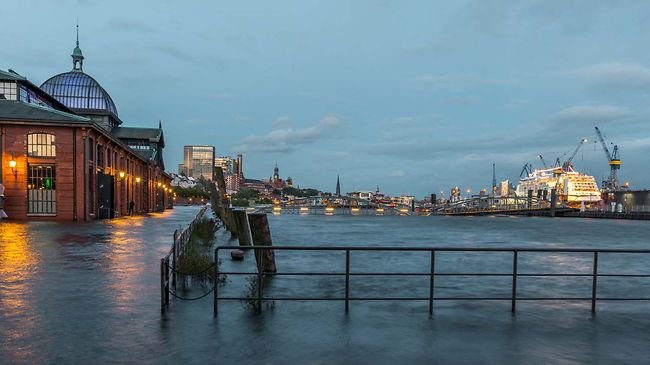 Klimafolgen_Überschwemmung in Hamburg