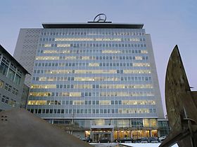 Konzernzentrale der Daimler AG in Stuttgart-Untertürkheim