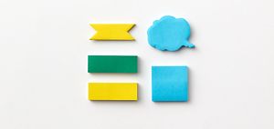 Label Rolle Marjierung Post-it Notiz