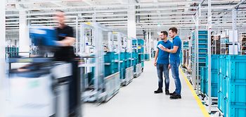 Lagerung Bodenmarkierung