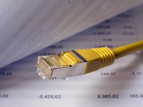 Lan-Kabel auf Bilanz