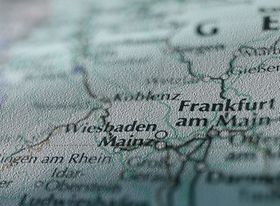 Landkarte Hessen
