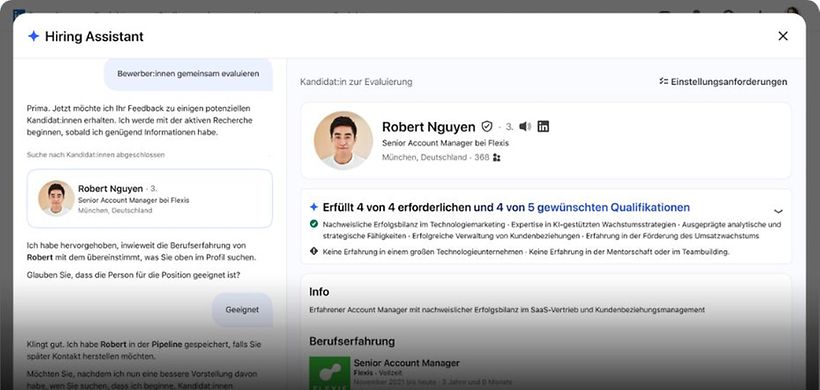 LinkedIn Hiring Assistant