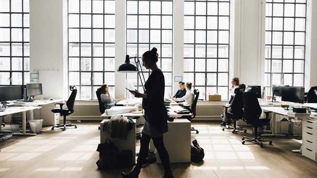 Hybrides Arbeiten tut der Büroauslastung gut