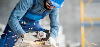 Bau Bauarbeiter Helm Hochbau Indoor