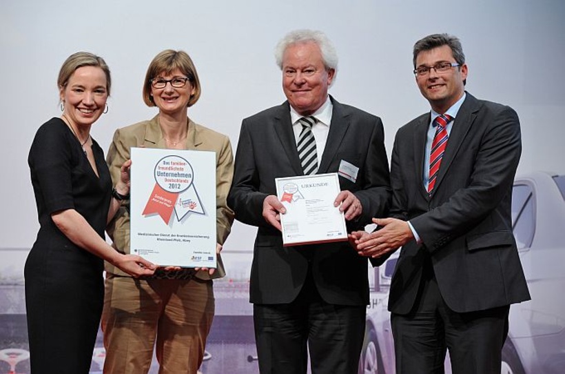 Preisverleihung Erfolgsfaktor Familie 2012