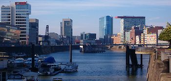 Medienhafen Düsseldorf Gesamtansicht