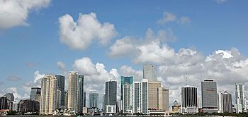 Miami_Stadtansicht vom Meer aus