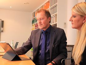 Michael Bark mit Judith Klups