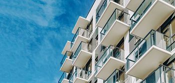 Microliving Fassade Apartment-Haus
