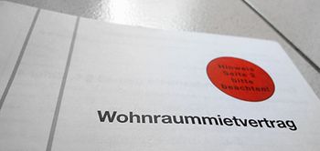Mietvertrag Wohnung Deckblatt