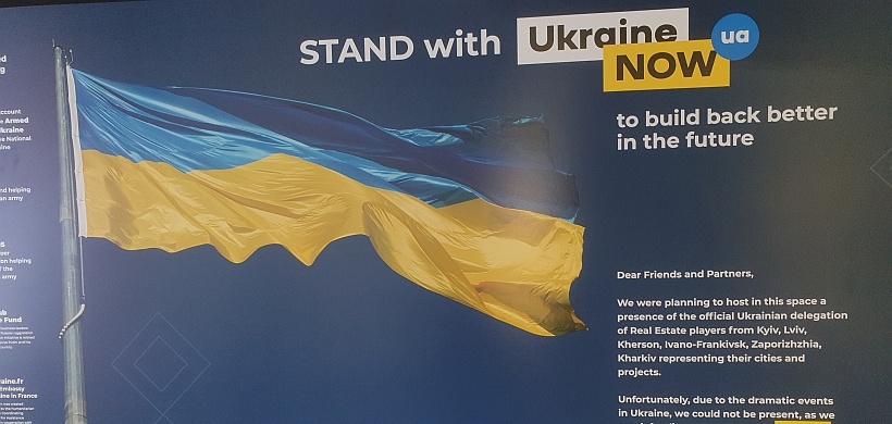 Mipim 2022 Plakat Ukraine