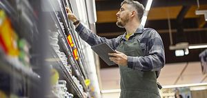 Mitarbeiter im Einzelhandel