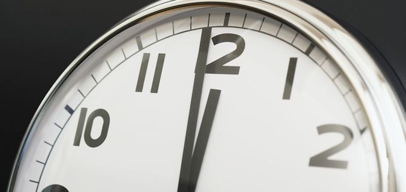 Mitternacht Uhr