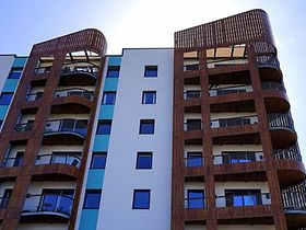 Modernes Mehrfamilienhaus