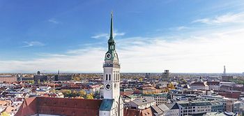 München Stadtansicht mit Frauenkirche
