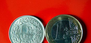 Münzen Franken ud Euro