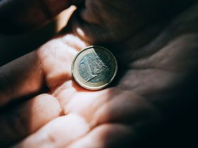 Nahaufnahme 1 Euro