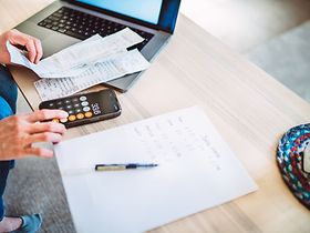 Nahaufnahme Taschenrechner