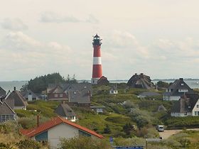 Sylt Leuchtturm Häsuer Meer Nordsee