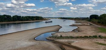 Niedrigwasser am Rhein bei Köln 2026