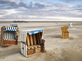 Strandkörbe St. Peter Ording Schleswig-Holstein