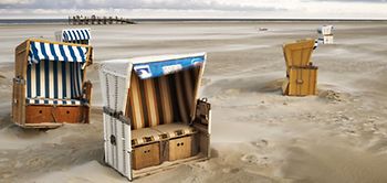 Strandkörbe St. Peter Ording Schleswig-Holstein