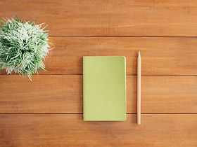 Notizbuch grün öko