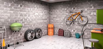Garage Fahrrad Grill Abstellraum