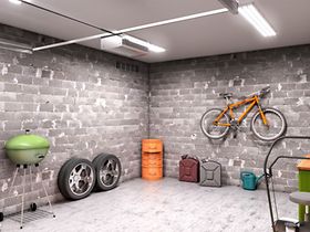 Garage Fahrrad Grill Abstellraum