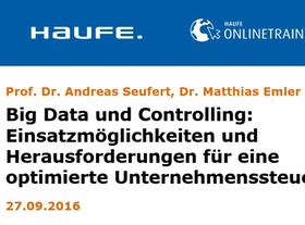 Online-Seminar: Big Data und Controlling