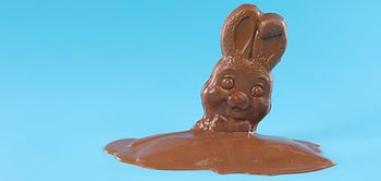 Osterhase schmilzt