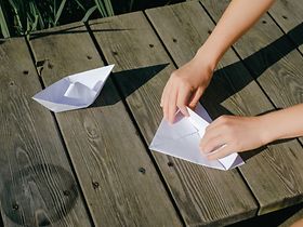 Papierboote Boot