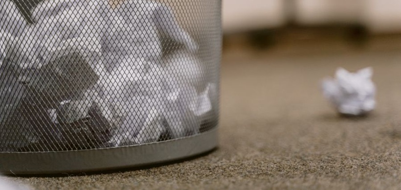 Papierkorb Müll Papier