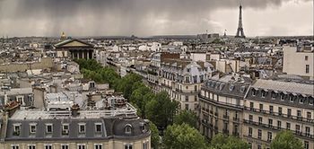 Paris Stadt Wohnhäuser Eiffeltum