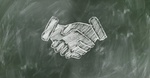 Partnerschaft: Handschlag 